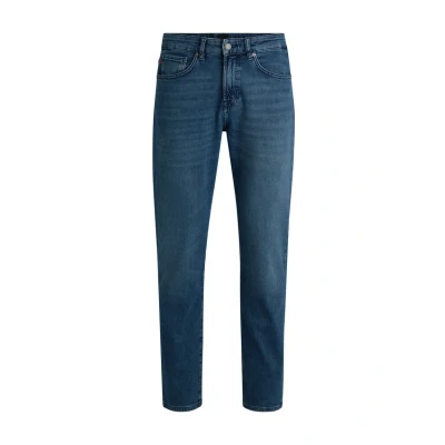 Abbildung von BOSS Jeans Straight Leg, Herren, Größe: 35x32, Medium blue