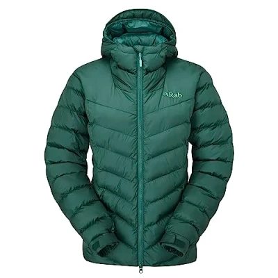 Abbildung von Rab Nebula Pro Damenjacke, isoliert, Synthetik, zum Wandern, Trekking, Bergsteigen, Grüner Schiefer, M