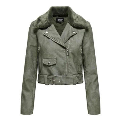 Abbildung von ONLY Lederimitatjacke &quot;ONLMACY WASHED BIKER CC OTW&quot;