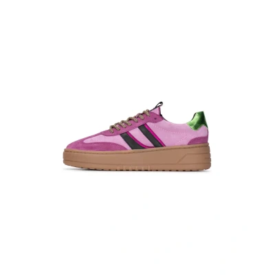 Abbildung von PS Poelman Sneaker low, Damen, Größe: 41, Pink with combination Schuhe