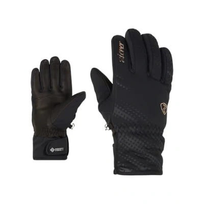 Abbildung von Ziener Damen KAROI Ski Handschuhe/Wintersport Primaloft, Winddicht, sehr warm, Black.Rose metallic, 7