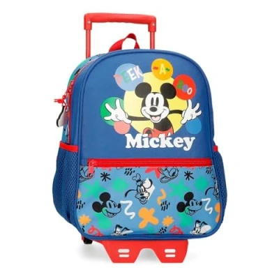 Abbildung von Disney Micky Peek a Boo Kindergartenrucksack, 21 x 25 10 cm, Polyester, 5,25 l, Blau