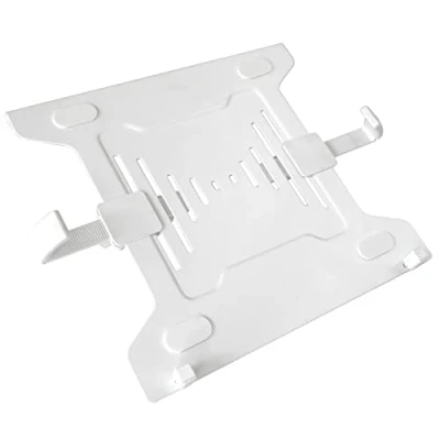 Abbildung von Drall Halterung Adapter für Laptop Notebook Netbook Tablet PC Befestigung an Wandhalterung Tischhalterung Ablage Adapterplatte VESA 75 100 weiß Modell: IP27WA