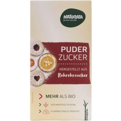 Abbildung von Puderzucker aus Rohrohrzucker
