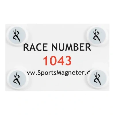 Abbildung von SportsMagneter Running Magnets 4pcs One Size Weiß / Schwarz