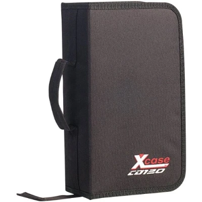 Abbildung von Xcase CD Mappe: CD/DVD/BD Tasche für 120 CD/DVD/BDs (DVD Aufbewahrung, DVD Aufbewahrungstasche, Koffer Organizer)