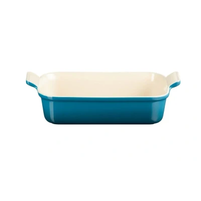 Abbildung von Le Creuset Backform Heritage Deep Teal 26 x 19 cm / 2.4 Liter