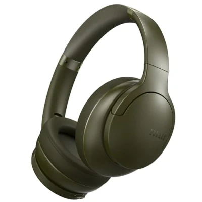 Abbildung von DOQAUS Kopfhörer Kabellos Bluetooth,Bis zu 90 Std Bluetooth Over Ear mit 3 EQ Modi, HiFi Stereo, Eingebautes Mikrofon, Faltbares Wireless Headphones für Handys/iPad/Laptops/PC (Grün)