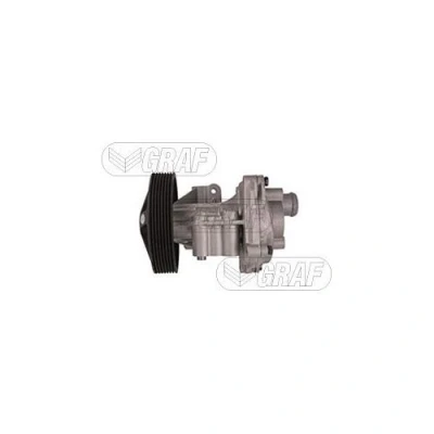 Abbildung von GRAF PA1100 Wasserpumpe mit Dichtung Deckel mechanisch Metall 130mm für Keilrippenriementrieb FORD: Transit Mk6 Kastenwagen, Bus