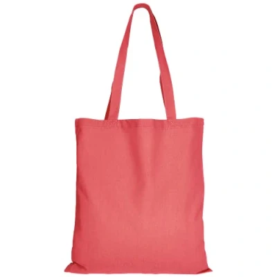 Abbildung von TEXXILLA 10er 25er 100er Pack Baumwolltasche 28 Farben mit Zwei Langen Henkeln 38x42cm Jutebeutel Einkaufstasche unbedruckt, Farbe:lachs, Größe:10 Stück