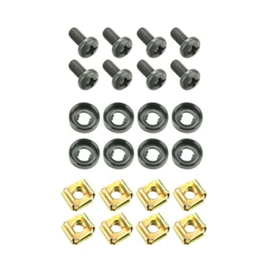 Abbildung von Adam Hall Hardware 5924M8Befestigungssatz für zwei 19&#039; Geräte mit Sechskantmuttern M6
