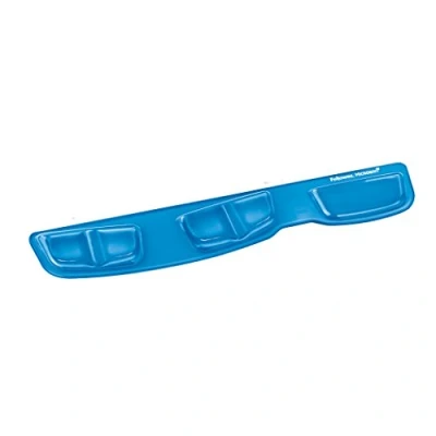 Abbildung von Fellowes Health V Crystals Tastatur Handgelenkauflage blau