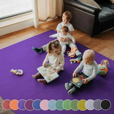 Abbildung von Krabbelmatte SanoSoft XXL&quot;made in Germany&quot; Öko Tex 100 180x280cm Lila