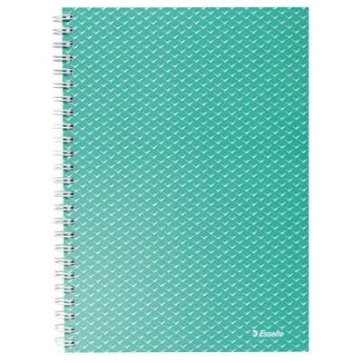 Abbildung von 4 x Esselte Collegeblock Colour&#039;Breeze A5 liniert 80 Blatt grün