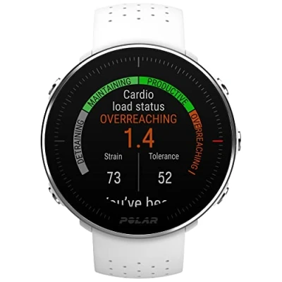 Abbildung von Polar Vantage M Unisex Allround Multisportuhr mit GPS und optischer Pulsmessung am Handgelenk Laufen Multisport Training Wasserdicht, leicht modernste Technologie