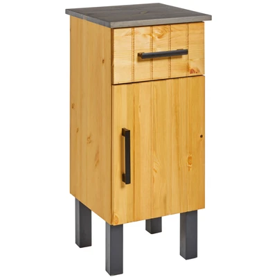 Abbildung von welltime Unterschrank &quot;Mary&quot;, Badmöbel im Landhaus Stil, Breite 33 cm, aus Massivholz