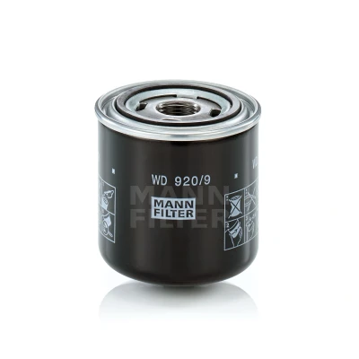 Abbildung von MANN FILTER WD 920/9 Ölfilter 1 12 UNF 1B mit einem Rücklaufsperrventil Anschraubfilter