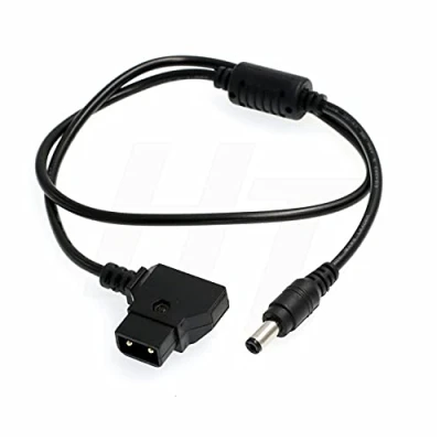 Abbildung von BMCC Cinema Kamera V Mount D Tap auf DC Barrel 5,5 x 2,5 mm Stromkabel für Blackmagic 99 Zoll
