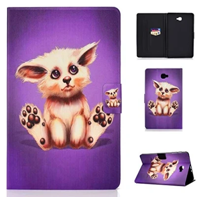 Abbildung von ONETHEFUL hülle Book Cover Etui für Samsung Galaxy Tab A / A6 10.1&quot; 2016 T580 T585 Schutzhülle PU Leder Tablet Tasche Case Huelle mit Ständer Fuchs