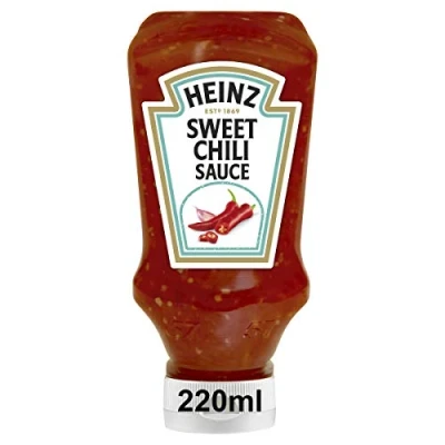 Abbildung von Heinz Sweet Chili Sauce Süß scharfe in Kopfsteherflasche 1 x 220 ml