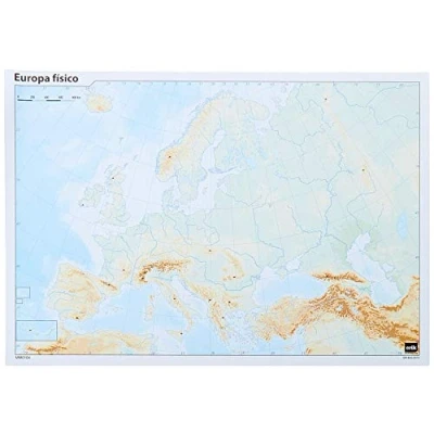 Abbildung von Grupo Erik Editores  Pack 10 Karten Welten, 32.4 x 22.5 cm MMP105 Europa, po...