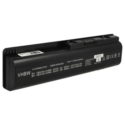 Abbildung von vhbw 1x Akku kompatibel mit HP/CompaQ Pavilion dv6 1120ec, 1119tx, 1120eg, 1120ef Notebook (4400 mAh, 10,8 V, Li Ion)