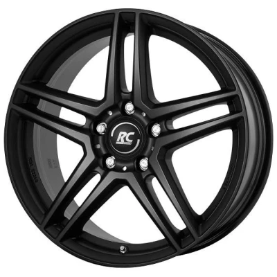 Abbildung von RC Design 5 loch 19Zoll 112mm Alufelge RCD17 satin black matt lackiert 0620071994 Felge