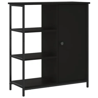 Abbildung von vidaXL Sideboard Schwarz 70x30x80 cm Holzwerkstoff (1 St)