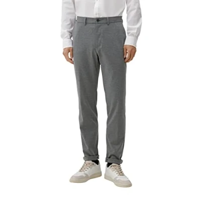 Abbildung von s.Oliver Black Label Businessstyle Anzughose, Herren, Größe: 52, Graphit
