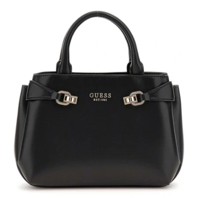 Abbildung von Guess Lorelei MINI Satchel Handtasche, Damen, Größe: One Size, Black