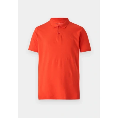 Abbildung von TOM Tailor Denim Basic Poloshirt, Herren, Größe: Medium, Deep fiery orange
