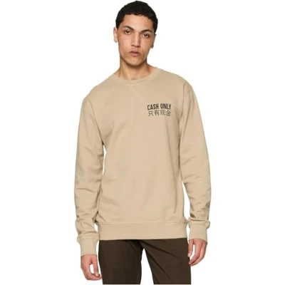Abbildung von Mister Tee Herren Cash Only Crewneck S darksand