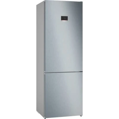 Abbildung von Bosch KGN497LDF, Serie 4, XXL Stand Kühl Gefrier Kombination, 203 x 70 cm, 311 L Kühlen &amp; 129 Gefrieren, Gefrierbereich unten, NoFrost, VitaFresh XXL, PerfectFit, Gebürsteter Stahl