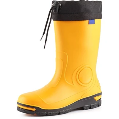 Abbildung von Ladeheid lange Regenschuhe LARB014 Gummistiefel Kinder mit Stulpe zum Festziehen