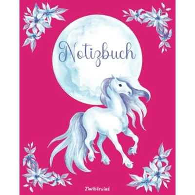Abbildung von Notizbuch oder Tagebuch für Kinder, Teenager und erwachsene Pferde Fans 100 Seiten: Ein tolles Geschenk alle, die lieben!