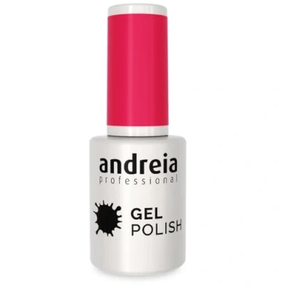 Abbildung von Andreia Professional Semi Permanenter Nagelgel Lack für UV/LED Lampe Intensiver Glanz und 4 Wochen haltbare French Manicure Lackierung Farbe 210 Rosa Rottöne 10.5 ml