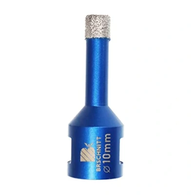 Abbildung von Diamant Fliesenbohrer 10mm M14 Diamantbohrer Lochsäge für Fliesen Porzellan Keramik Marmor Granit Bohrungen, Winkelschleifer