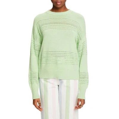 Abbildung von Esprit IM LOCH Strickpullover, Damen, Größe: Medium, Light green