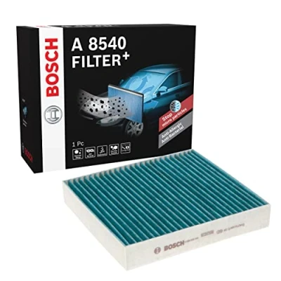 Abbildung von BOSCH 0 986 628 540 Innenraumfilter Aktivkohlefilter 208,2 200 35 FILTER+ RENAULT: Clio 4 Grandtour, Schrägheck, Captur, DACIA: LOGAN MCV 2
