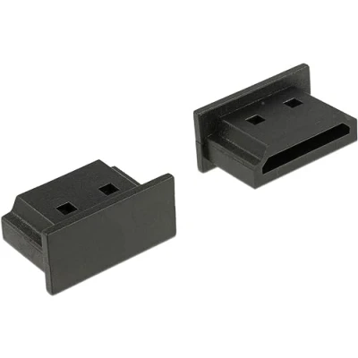 Abbildung von Delock 64030 Staubschutz für HDMI A Buchse ohne Griff 10 Stück Schwarz