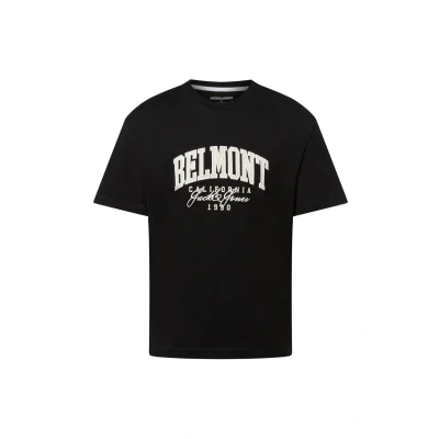 Abbildung von Jack &amp; Jones Jjdetroit Tshirt print, Herren, Größe: Small, Schwarz