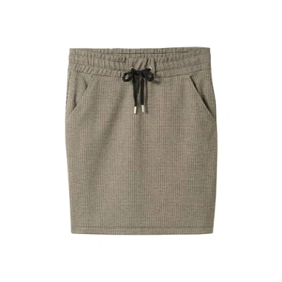Abbildung von TOM Tailor MIT Kordelzug Minirock, Damen, Größe: 42, Cargo beige mini pepita