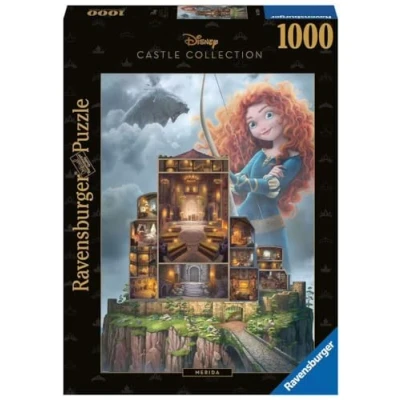 Abbildung von Ravensburger Puzzle 1000 Teile Disney Castles Merida 17335, Puzzleteile