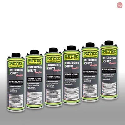 Abbildung von Petec_bundle 6X PETEC UNTERBODENSCHUTZ Bitumen SAUGDOSE SCHWARZ 1.000 ML 73110