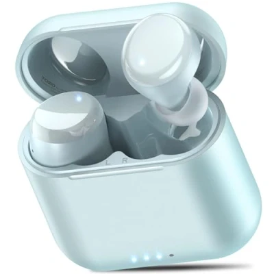 Abbildung von TOZO T6 Mini Bluetooth Kopfhörer 5,3 Kabellos Bluetooth, 50 Std Tiefer Bass In Ear Ohrhörer mit Ladeetui, APP Steuerung, IPX8 Wasserdicht, ENC Noise Cancelling Rosa Gold