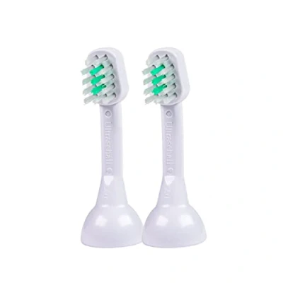 Abbildung von emmi pet 2x A1 (S) kleine Ultraschall Aufsatz Bürsten Ersatzbürsten für Ultraschallzahnbürste Beugt Zahnstein vor, bekämpft Mundgeruch &amp; Entzündungen Geräuschlos, ohne Schrubben