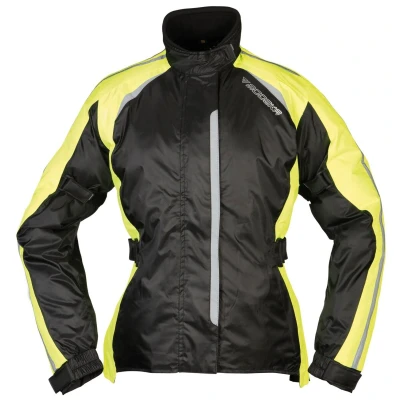 Abbildung von Modeka Regenanzug Viola Dry Lady Regenjacke schwarz / gelb 38