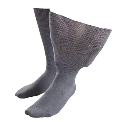 Abbildung von Herren &amp; Damen Extra Wide Soft Cotton Oedema Socken für geschwollene Füße