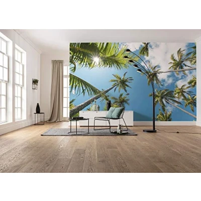 Abbildung von Komar Vliestapete &quot;Coconut Heaven II&quot;, 450x280 cm (Breite x Höhe), Wohnzimmer, Schlafzimmer