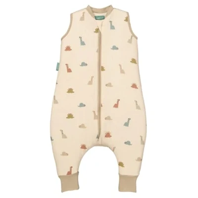Abbildung von molis&amp;co Baby Schlafsack mit Füßen 2.5 TOG Ganzjahres Babyschlafsack Beinen 100% Baumwolle (Oeko TEX 100), Winterschlafsack Premium Qualität Dinos (80 cm)